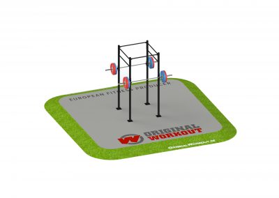 Premium functional rig and tower from construction steel 1b