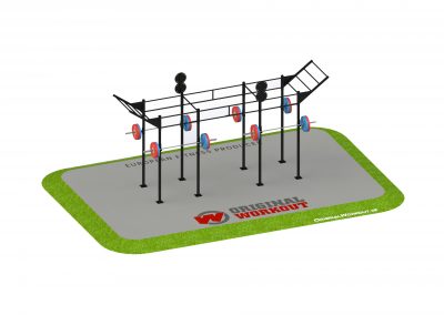 Premium functional rig and tower from construction steel 3c