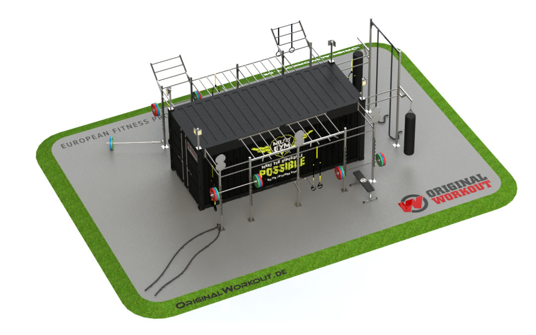 Milfit gym fitness container 20 ft