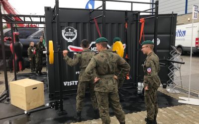 Military fitness containers attracted Bundeswehr and U.S. Pat. Army